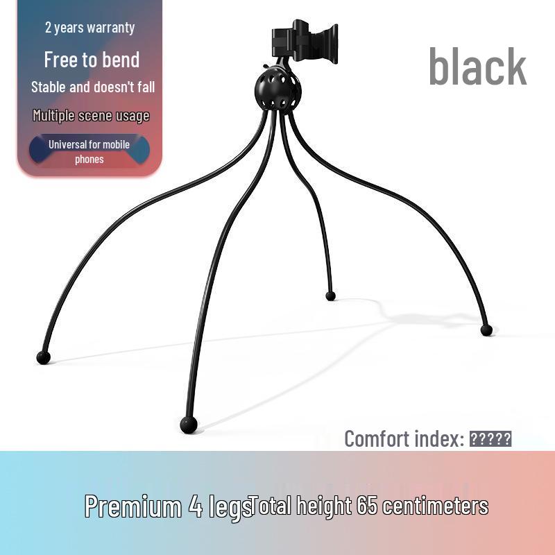 Little Octopus Phone Stand: Adjustable Bedside Holder for Dorm Binge-Watching