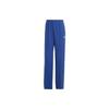 Pantaloni Originali Premium Crepe Trening Blocuri de Culoare cu Trei Linii Picior Drept Tricotați Pantaloni Sport Femei Partea de Jos Albastru Închis IR6125