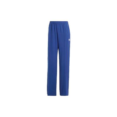Originals Premium Crepe Track Suit Pants Three Stripe Color Block Straight Leg Knit Sports Pants Women Bottoms Dark-Blue IR6125