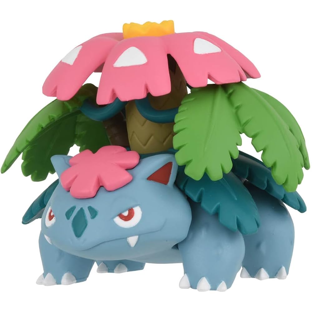 Pokemon Moncolle Mega Venusaur Collectible Figure Green 10cm