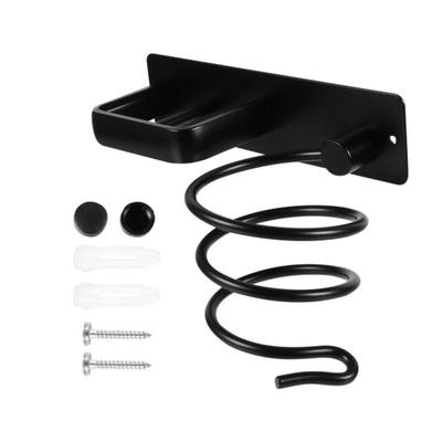 1 Set of Hair Dryer Hooks Aluminum Alloy Bathroom Wall Hanger | Bathroom Shelves