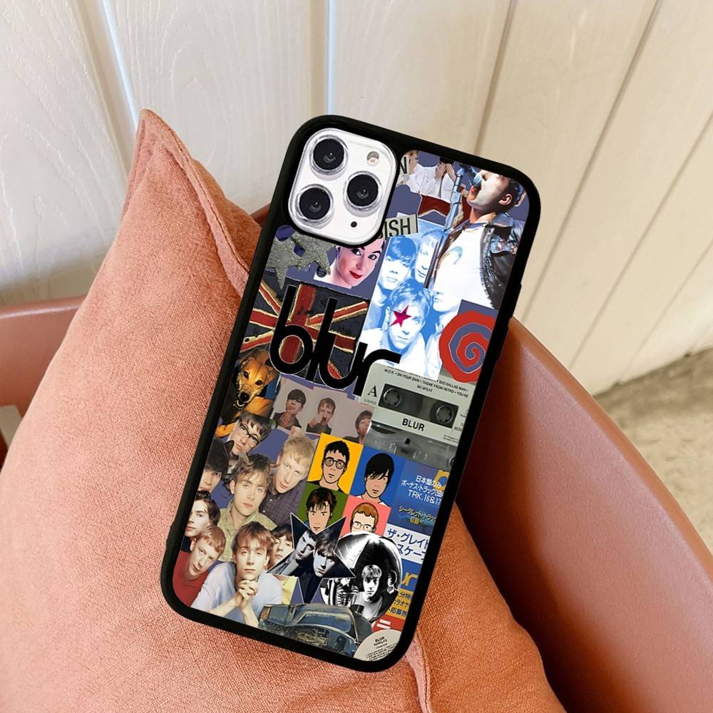 Rock Band B-Blur PC+TPU Phone Case For IPhone 11 12 13 14 15 16 17 Plus Pro Max Cover