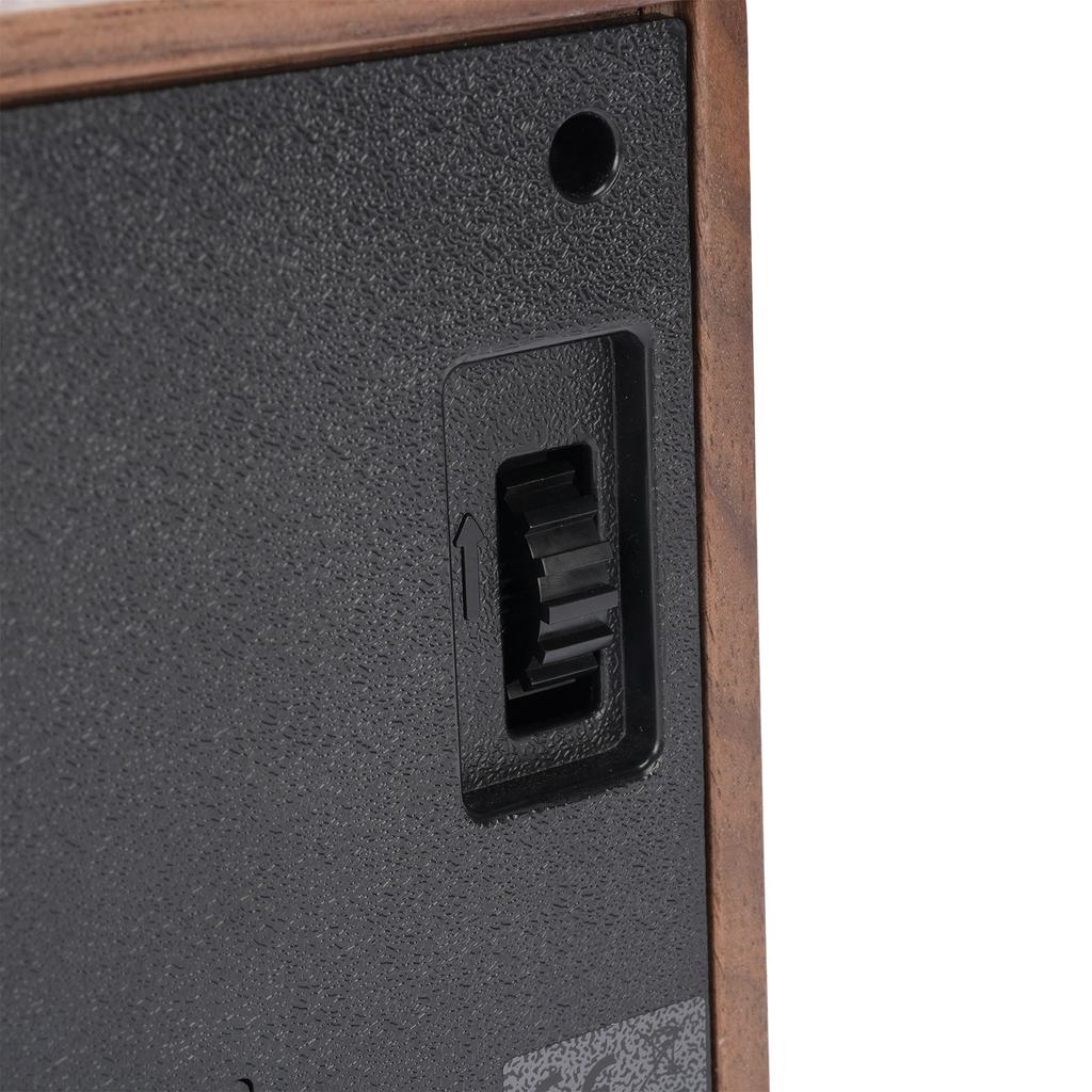 Vintage Wooden Auto Flip Clock Digital Mechanical Flip Table Clock 24 Hour Retro Desktop Ornament