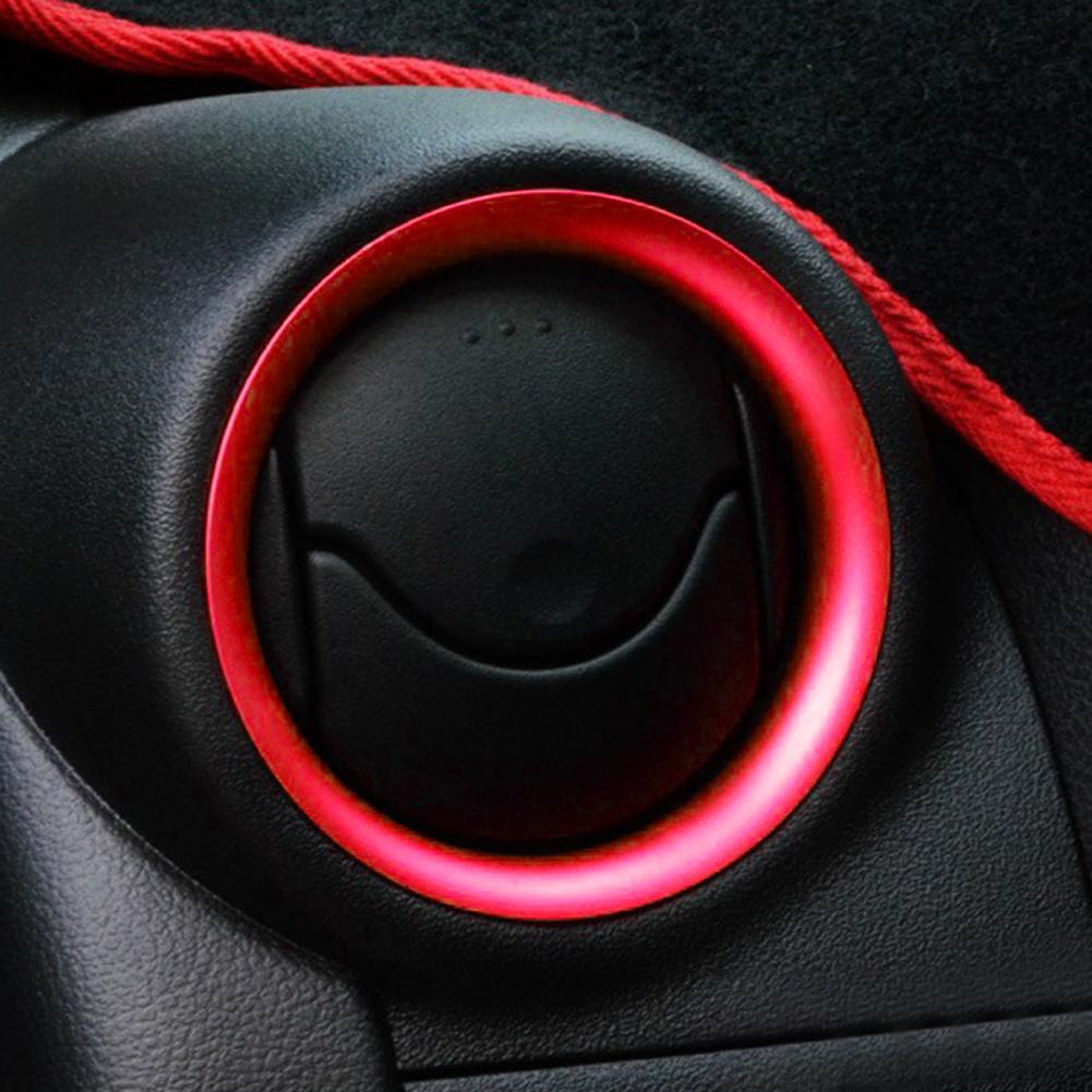 1pc Car Air A/C Vent Ring Cover Trim Frame Sticker Accessories for Micra March K13 2011 - 2017