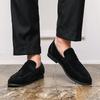 Fashion Spring New Fashionable Pointed Suede Breathable Sleeve Leg Shoes Brand for Teenagers Comfortable Anti Slip Soft Bottom Bean Shoe