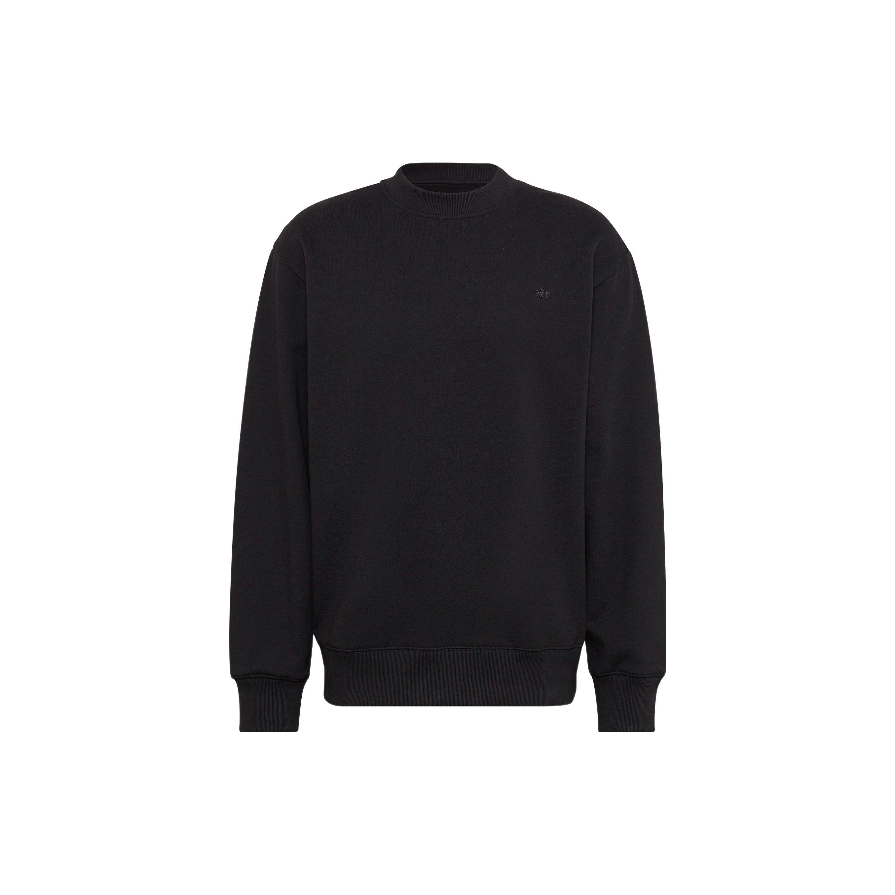 adidas Originals Adicolor Contempo Crew French Terry Sweatshirt Black HK2938 S