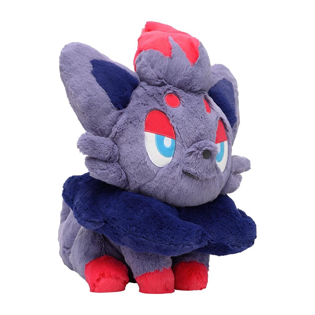 Pokémon Center Original Fluffy Hug Plush Zorua 39 x 29 x 33 cm (H x W x D)