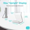 Acrylic Upright Display Stand Organizer, Tabletop Versatile Clear Stable Album Record Easel