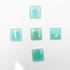 Natural Aqua Chalcedony Rectangle Cabochon Loose Gemstone Lot 10 Pcs 20*21-20*22 MM 186 CT For Jewelry Making