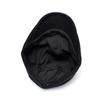 Autumn Winter Solid Color Woolen Cap for Men Women Forward Cap Warm Beret British Newsboy Cap