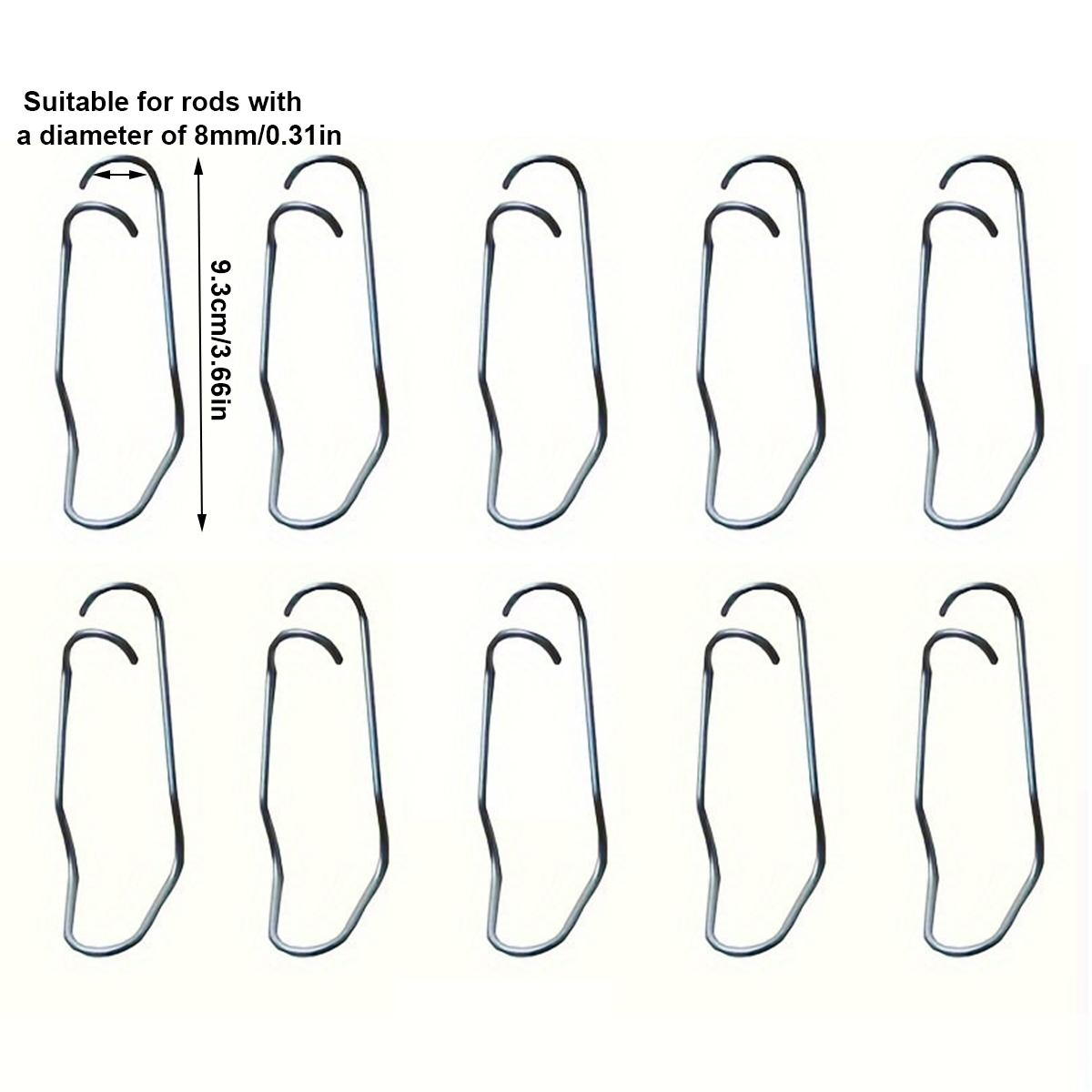 

10 шт., Садовая вьющаяся лоза, покрытая пластиком, фитинги для стальных труб, фиксирующая пряжка, опорный столб, соединительная пряжка, пружинная пряжка, пряжка для домашней посадки, проволочная пряжка 8mm/0.31in