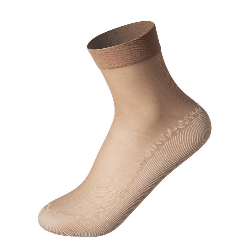 Yifan Women's Non-Slip Cotton Bottom Short Stockings – Spring & Autumn Massage Socks