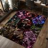 Powerful Anime Characters Home Carpet Office Decorative Carpet For Living Room Bedroom Door Mat Floor Rug Computer Chair Area Rug