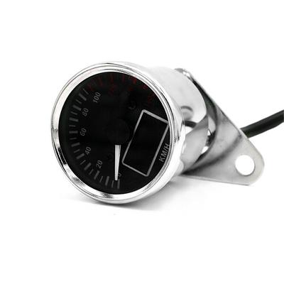 For Honda Yamaha Universal 12V Motorcycle Odometer Speedometer Retro LED Digital Fuel Meter Gauge Instrument For Cafe Racer