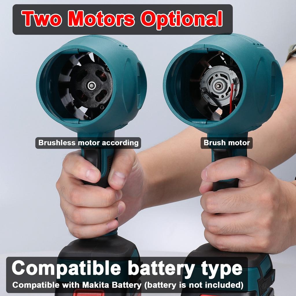 Ręczny wentylator turbowentylatorowy o dużej mocy, wentylator litowo-jonowy, wielofunkcyjna myjka samochodowa, wysoka wydajność