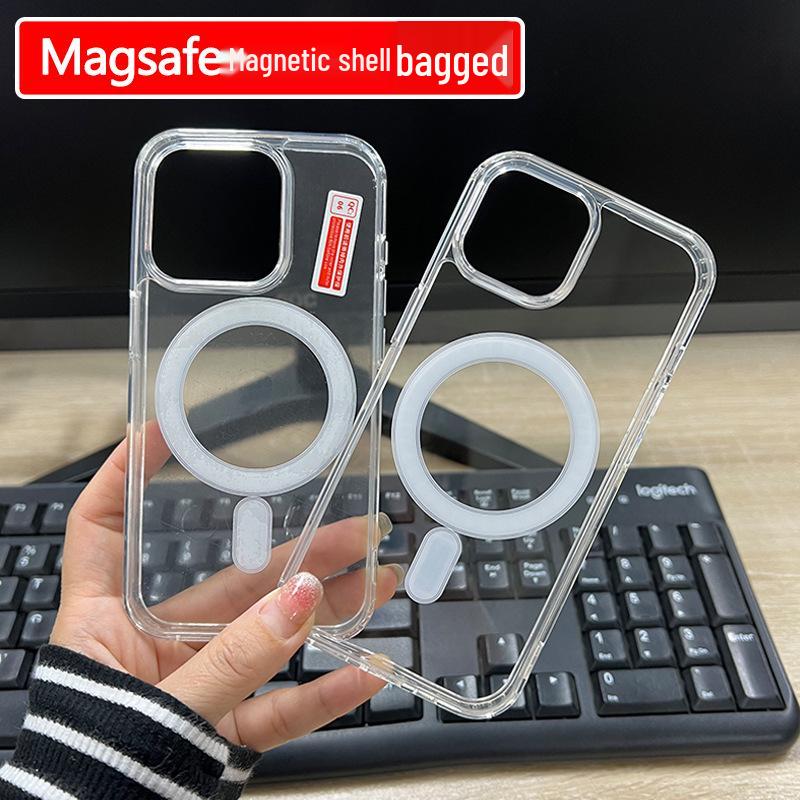 Apple 17 Transparent MagSafe Magnetic Case for iPhone 16 - Two-in-One Hard Case for 15Pro