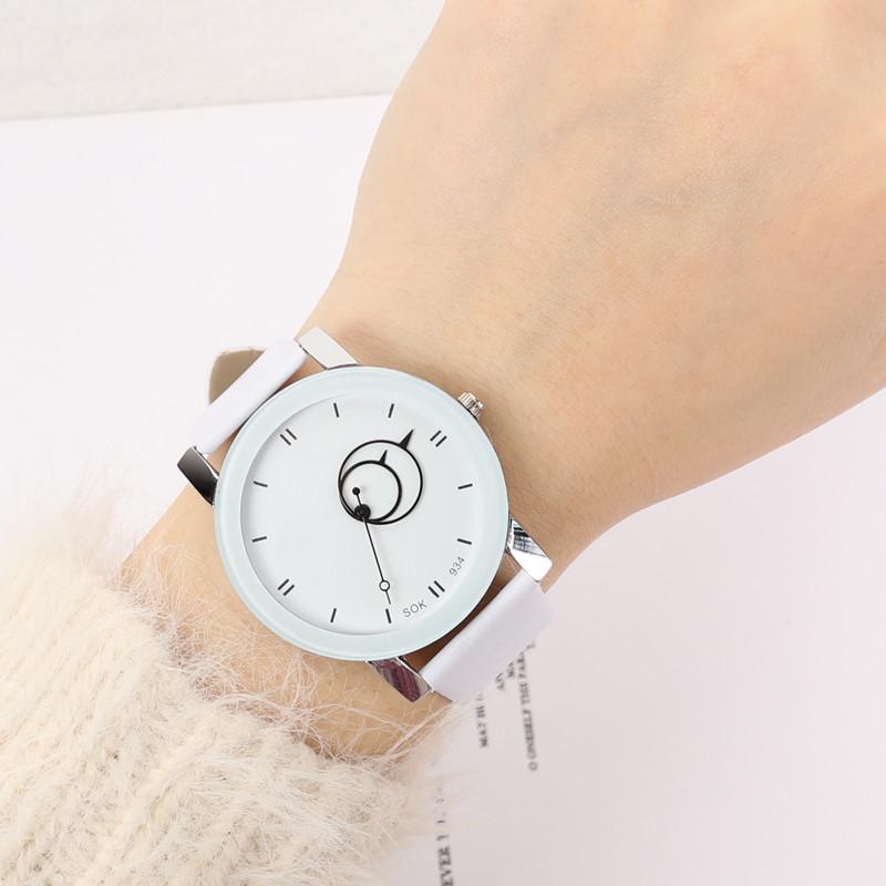 2019 Korean Style Men's & Women's Genuine Leather Strap Quartz Watch - Trendy & Fast Shipping