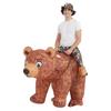 Nafukovací kostým hnědého medvěda, pro dospělé