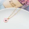 Retro Dripping Yang Tai Chi Necklace Pendant Necklace Fashion Trend Girl Necklace Temperament Necklace