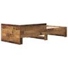Bed Frame with Headboard Reclaimed Wood Look 80 x 200 cm Wood Based Material