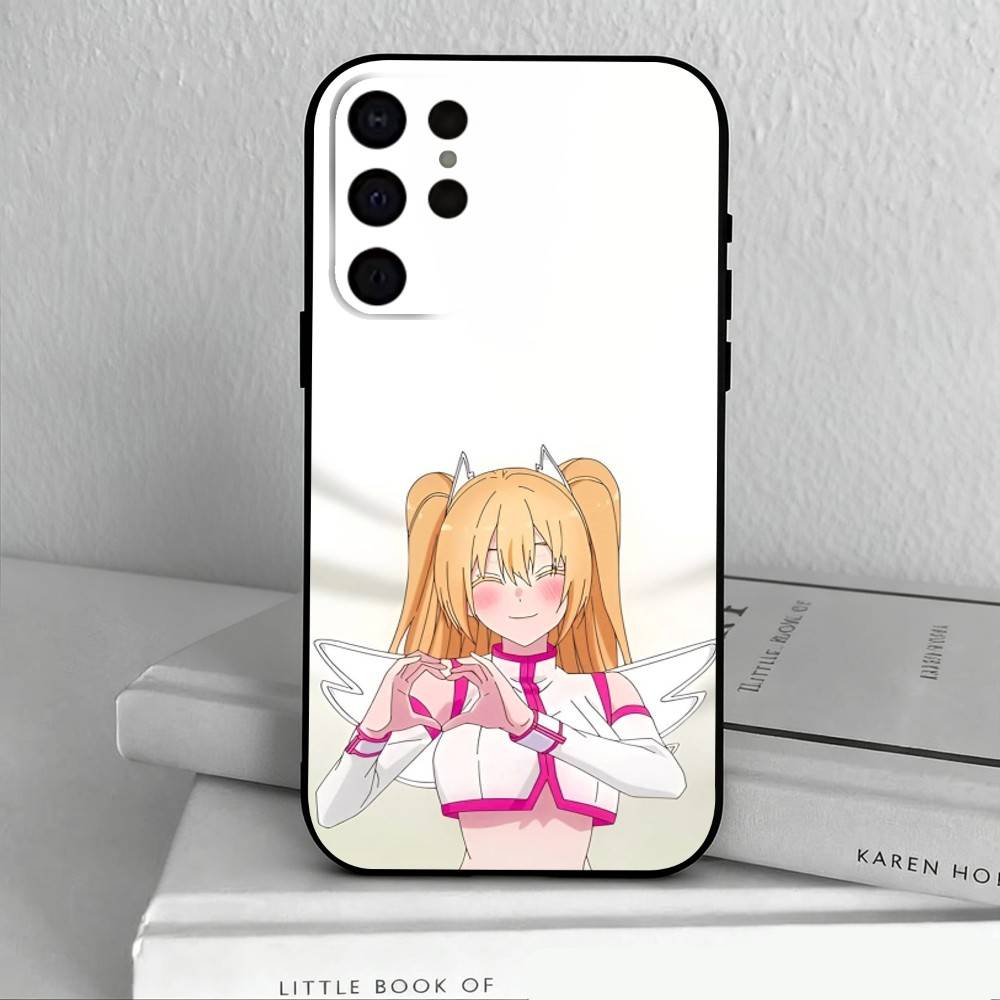 2.5 Dimensional seduction Amano Ririsa Phone Case For Samsung S25,24,23,22,30,21,10,9,Ultra,Plus,Lite,FE,4,5 G Soft Black Case