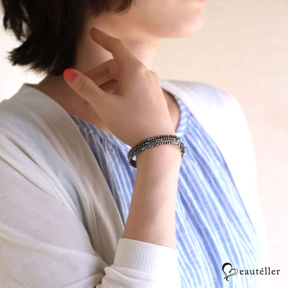 Terahertz Free Spinel 2mm Memory [beautéller] Bracelet, Size, Cut, [Shape Bracelet]