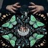 Astrology Tarots Table Altar Cloth Metaphysical Board Game Mat Pendulum Divinations Altar Tablecloth Board Game Card Pad