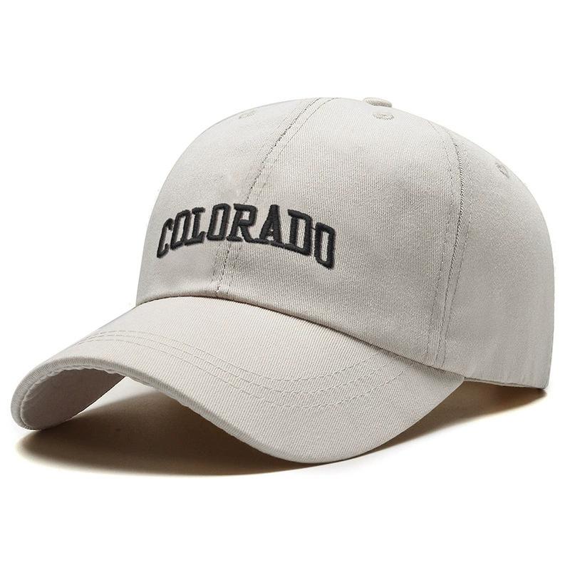 Men and Woman's Baseball Caps Adjustable Casual Embroidered Cotton Sun Hats Unisex Solid Color Visor Hats