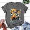 New Agatsuma Zenitsu Graphic Print T-shirt Men and Women Fashion Short Sleeve Street Casual Personality Anime T-shirt