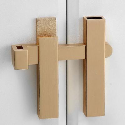 180 Degree Door Bolt Aluminum Alloy Door Lock Door Latch Bolt Cabinet Sliding Barn Door Lock Anti-theft Gate Latch Hardware