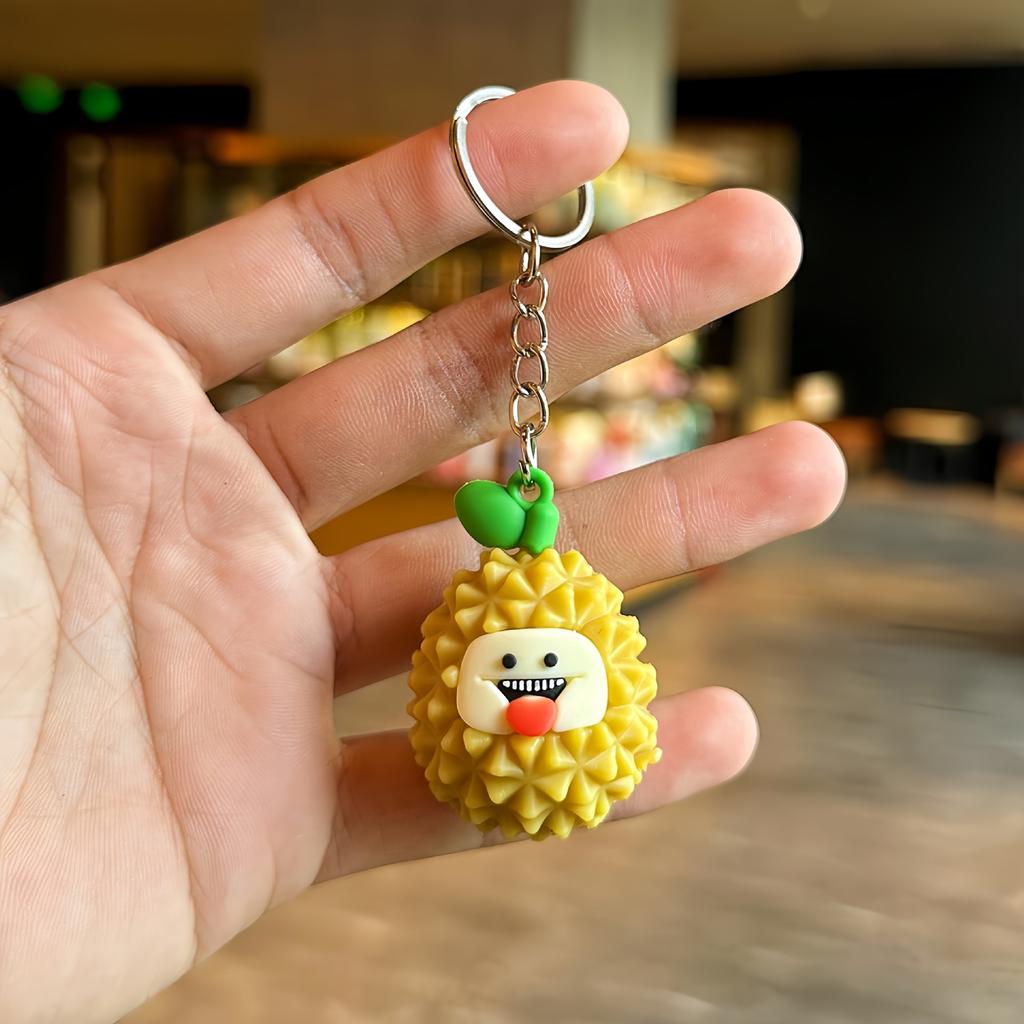 Cartoon Fruit Keychain Creative Cute Children's Prize Gift School Bag Pendant Kindergarten Gift Wholesale