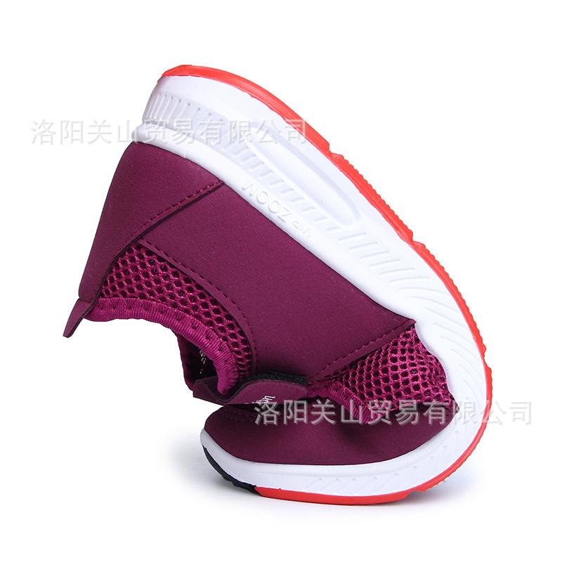 2025 Middle-aged and Elderly Walking Shoes Women's Shoes Summer New Mesh Sandals Soft Sole Breathable Foreign Trade Outer Wear Mother Shoes