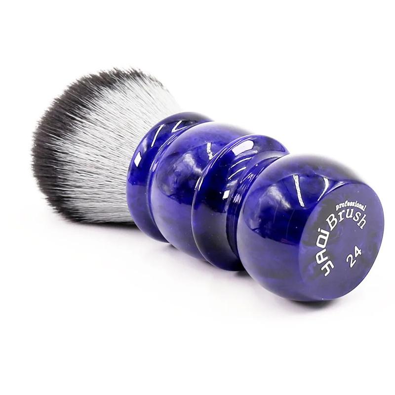 YAQI Men's 24MM Timber Wolf Color Synthetic Hair Barber Shave Brush For Mens Wet Shaving Brush Fashion High Quality Shave Brush