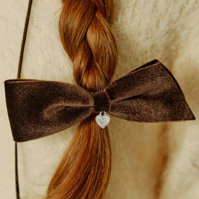 VVV Ungleichmäßige Mini Samtband Haarnadel