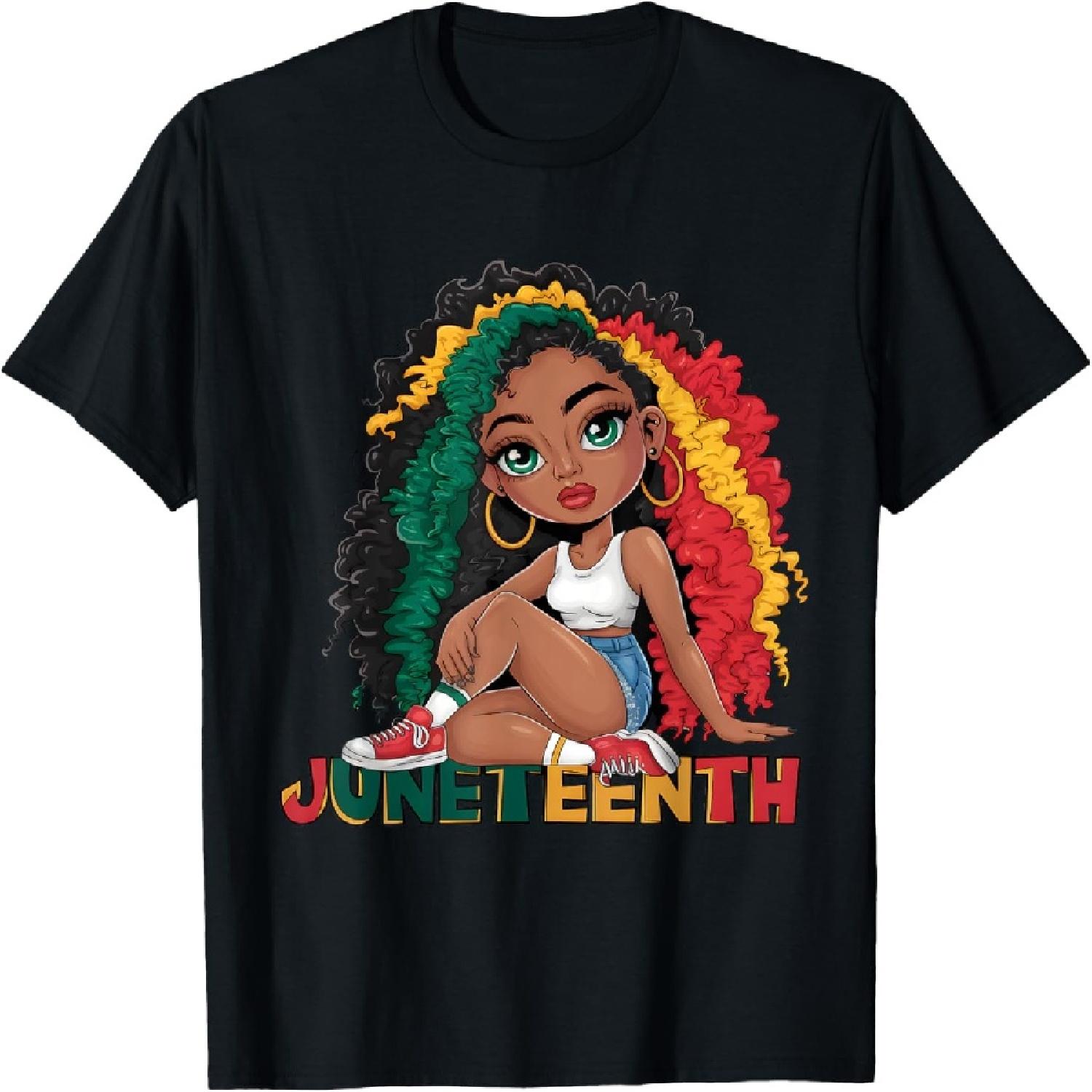 

Juneteenth 1865 Juneteenth Black Queen Juneteenth Women T-Shirt XXXXXL чёрный