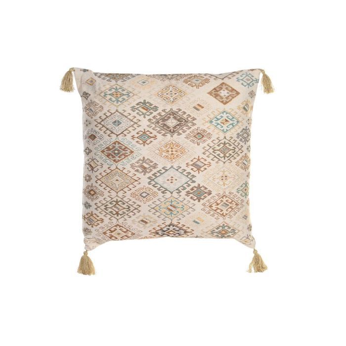 Coussin - DKD HOME DECOR - Losanges - Beige - 60 x 20 x 60 cm - Rectangulaire