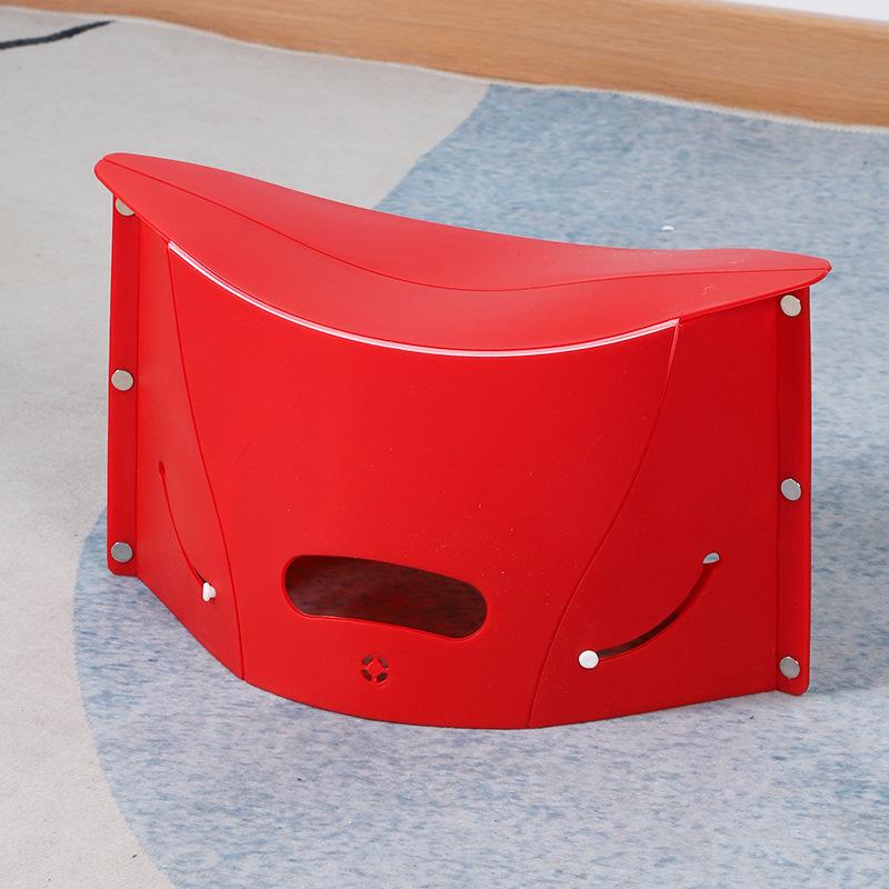 Portable Folding Plastic Stool for Travel & Outdoor Use