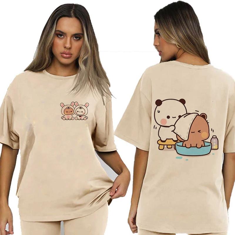 Bubu Dudu Velikost EU Topy Roztomilé tričko Manga Ženy Muži Legrační tričko Grafika Tričko pro volný čas Y2k Streetwear Kreslené gotické oblečení