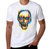 Oil Skull TShirt Plus Size Summer Short Sleeve TShirt