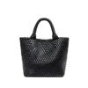 Fashionable and Trendy Retro Vegetable Basket Underarm Handbag, Hand-woven Bag, Simple Summer Mother and Child Tote Bag