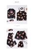 Children's Four Seasons Wearable Silk Striped Pajama Set - Seven Pieces