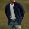 Men S Solid Color Loose Casual Fashion Jacket Coat For Young Men