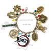 Anime Demon Slayer Charm Bracelet For Women Men Evil Kamado Tanjirou Figure Bangle Bracelet Adjustbale Chain Jewelry Gifts