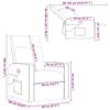 Massage Chair Cloud Grey Fabric