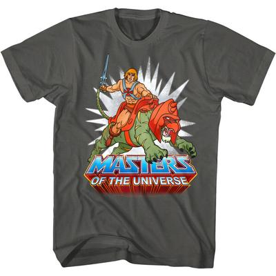 Masters Of the Universe On Man Riding Battle Cat Cringer Sword Unisex tričká