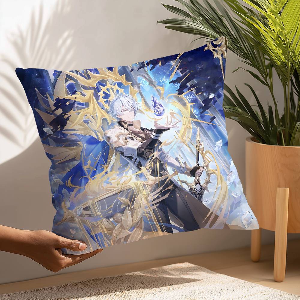 Video Game Phainon Honkai S-Star Rail Pillow Case Plush Fabric Soft Pillowcase Double Sided Print Cushion Cover Household Gifts