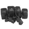 6-Piece Skateboarding Roller Skating Cycling Protective Gear Set Kids Adults Knee Elbow Wrist Guards S M L
