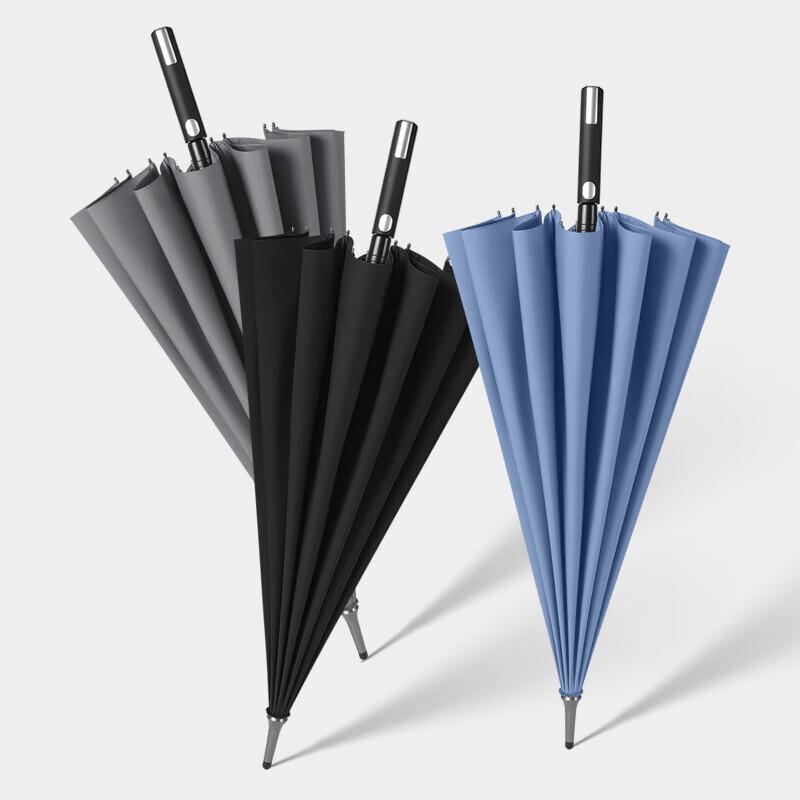 

MAYDU 16-Rib Straight Sun/Rain Umbrella