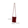 Flower Printed Pleated Cloud Crossbody Bag Lightweight Folded Slant Bag Phone Shoulder Bag  Daily