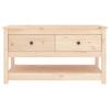 Vidaxl Stolik Kawowy, 102X49X55 Cm, Lite Drewno Sosnowe